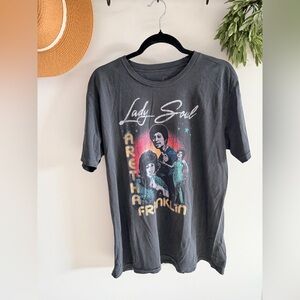 101 Aretha Franklin graphic shirt large midnight rider preloved